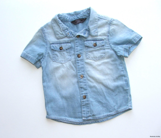 Riflová chlapecká košile vel. 80, Primark
