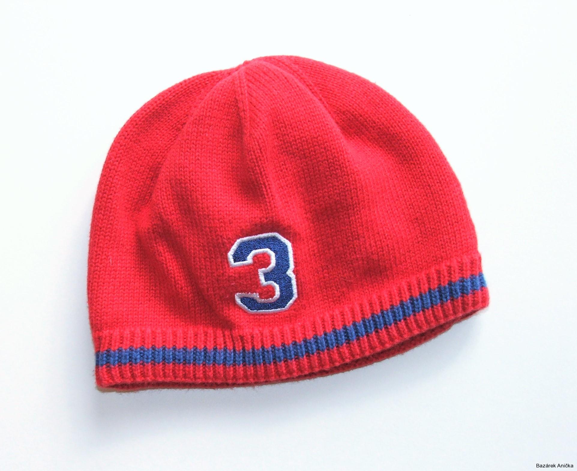 Chlapecká teplejší čepice vel. 62, Mothercare