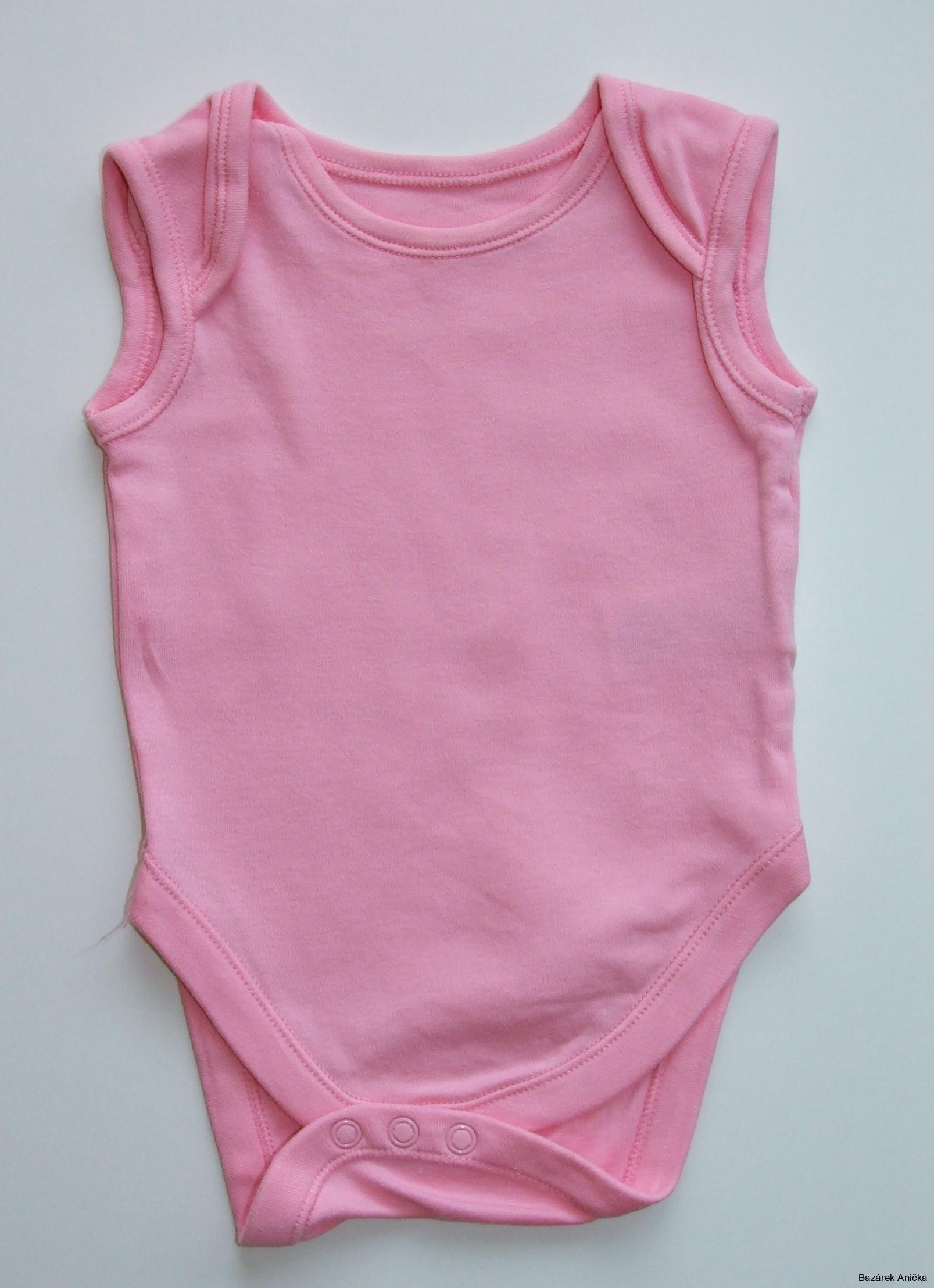 Růžové body tílko vel. 62, Primark