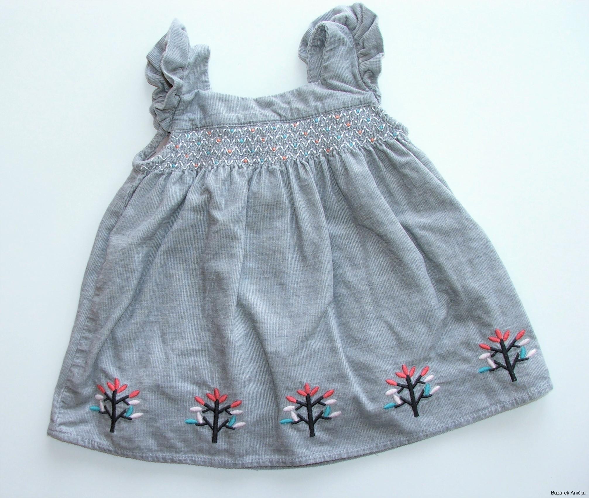 Manšestrové šaty vel. 62, Marks&Spencer