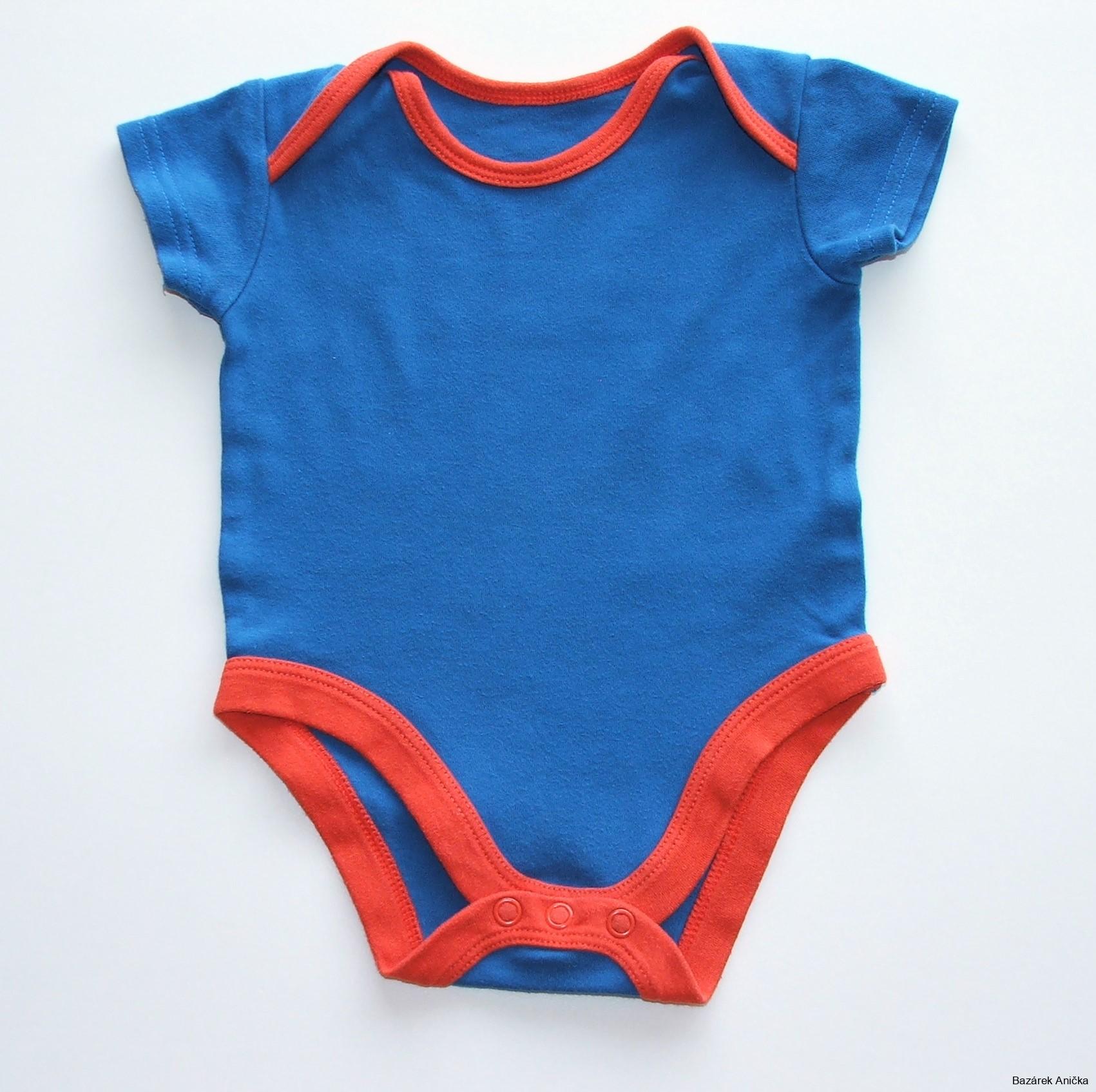 Modré body vel. 68, Nutmeg