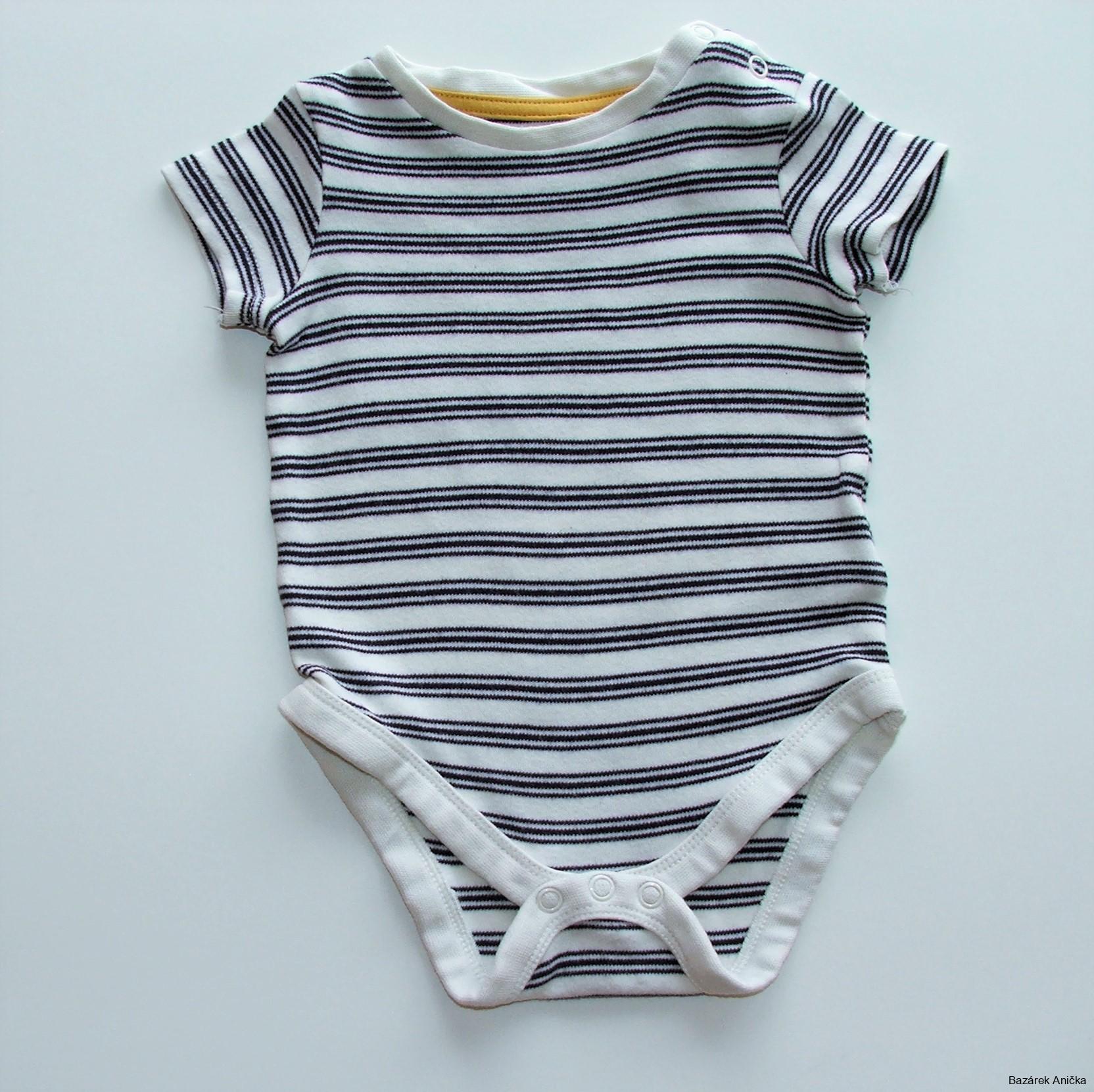 Pruhované chlapecké body vel. 68, F&F