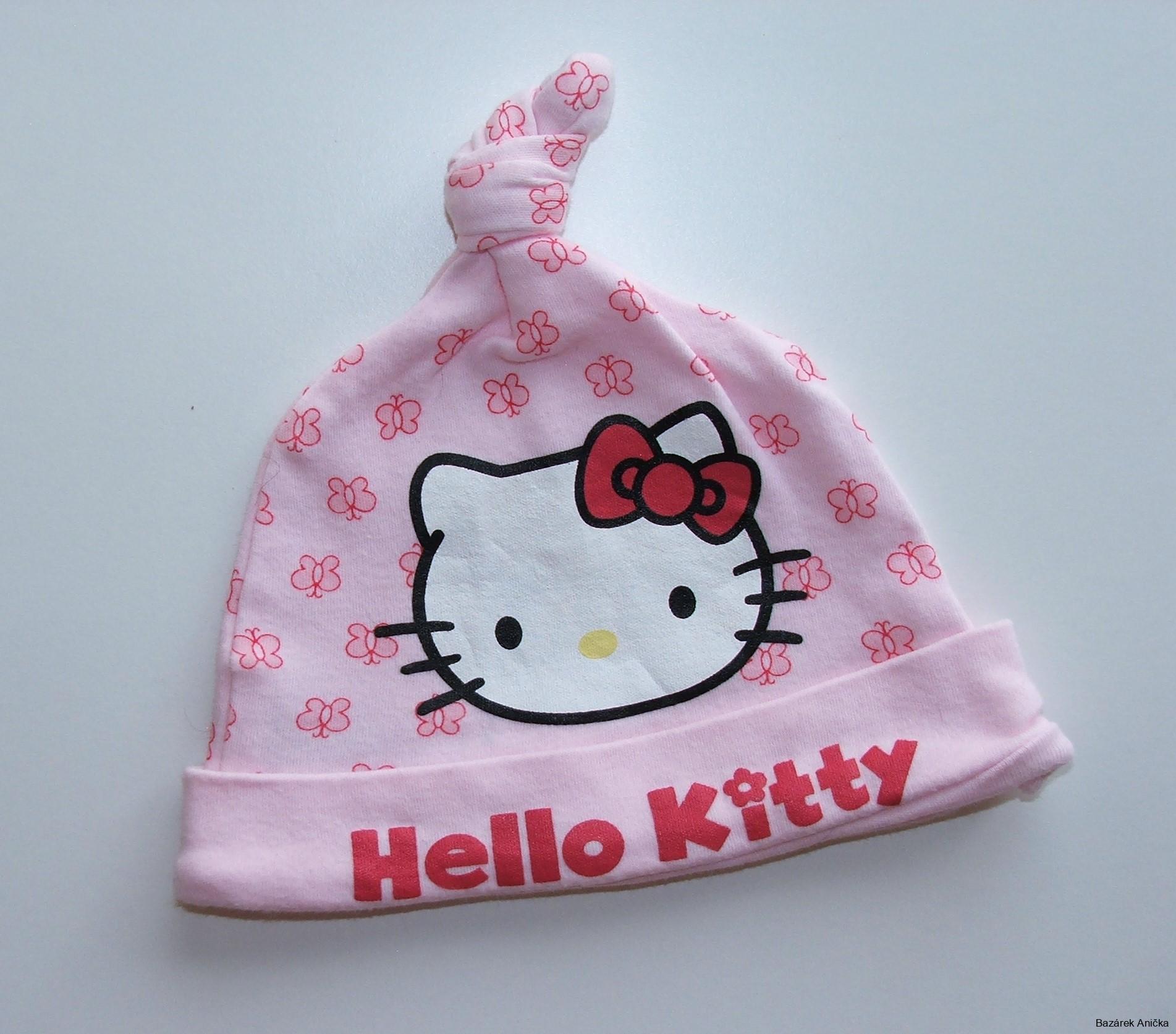 Čepice Hallo Kitty vel. 2-6m, H&M