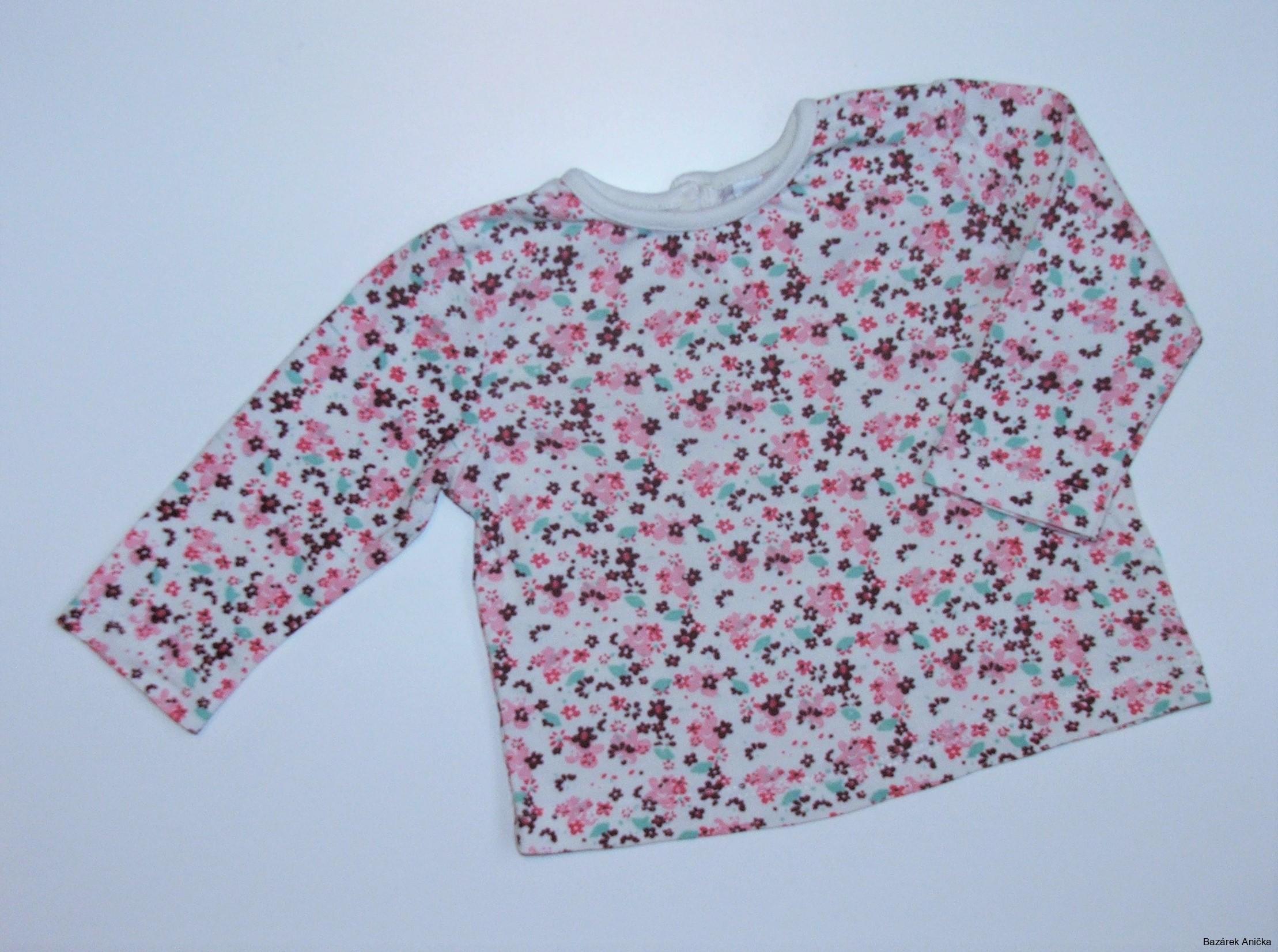 Květované triko vel. 62, M&CO