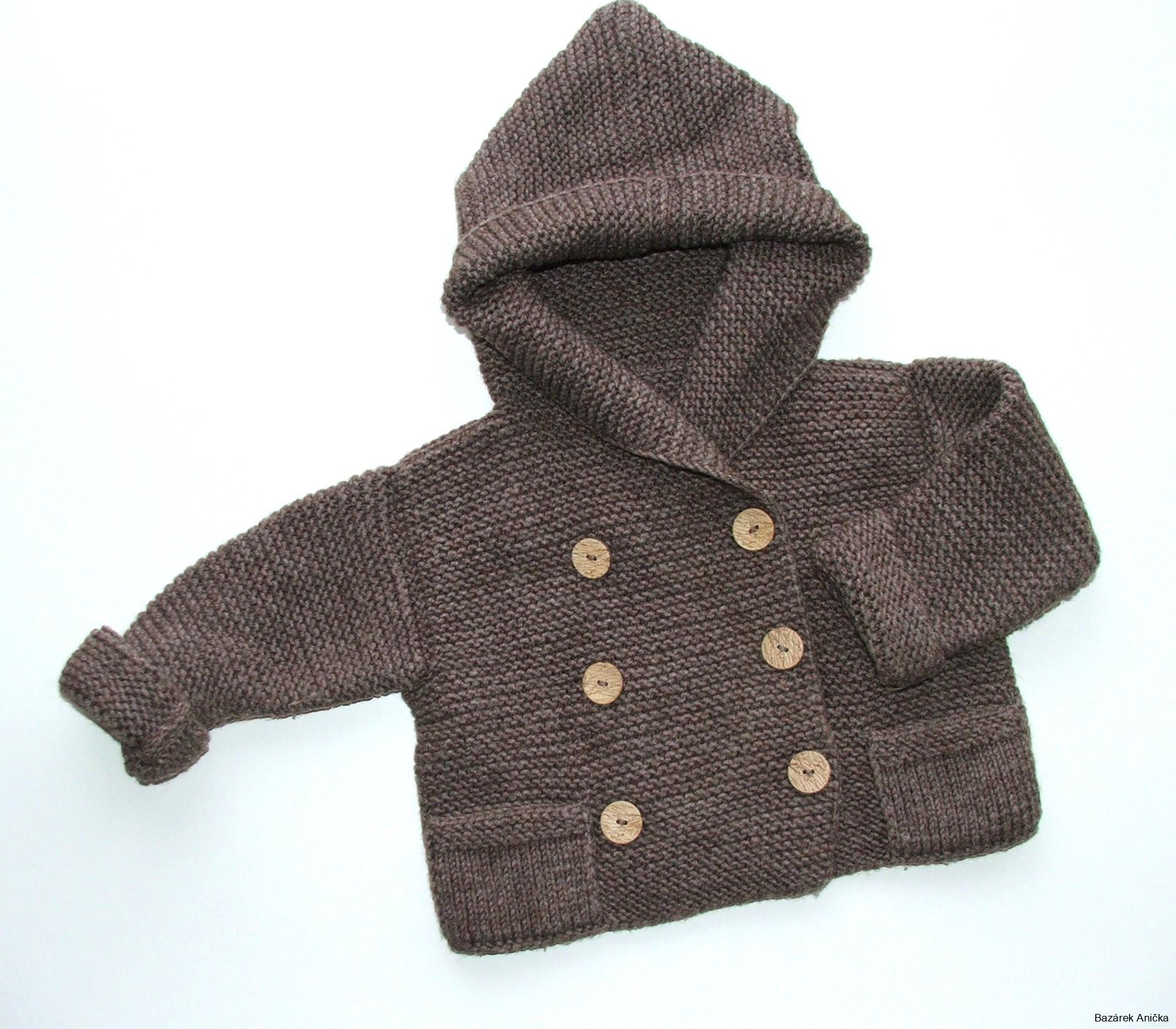 Propínací pletený svetr vel. 6-12m