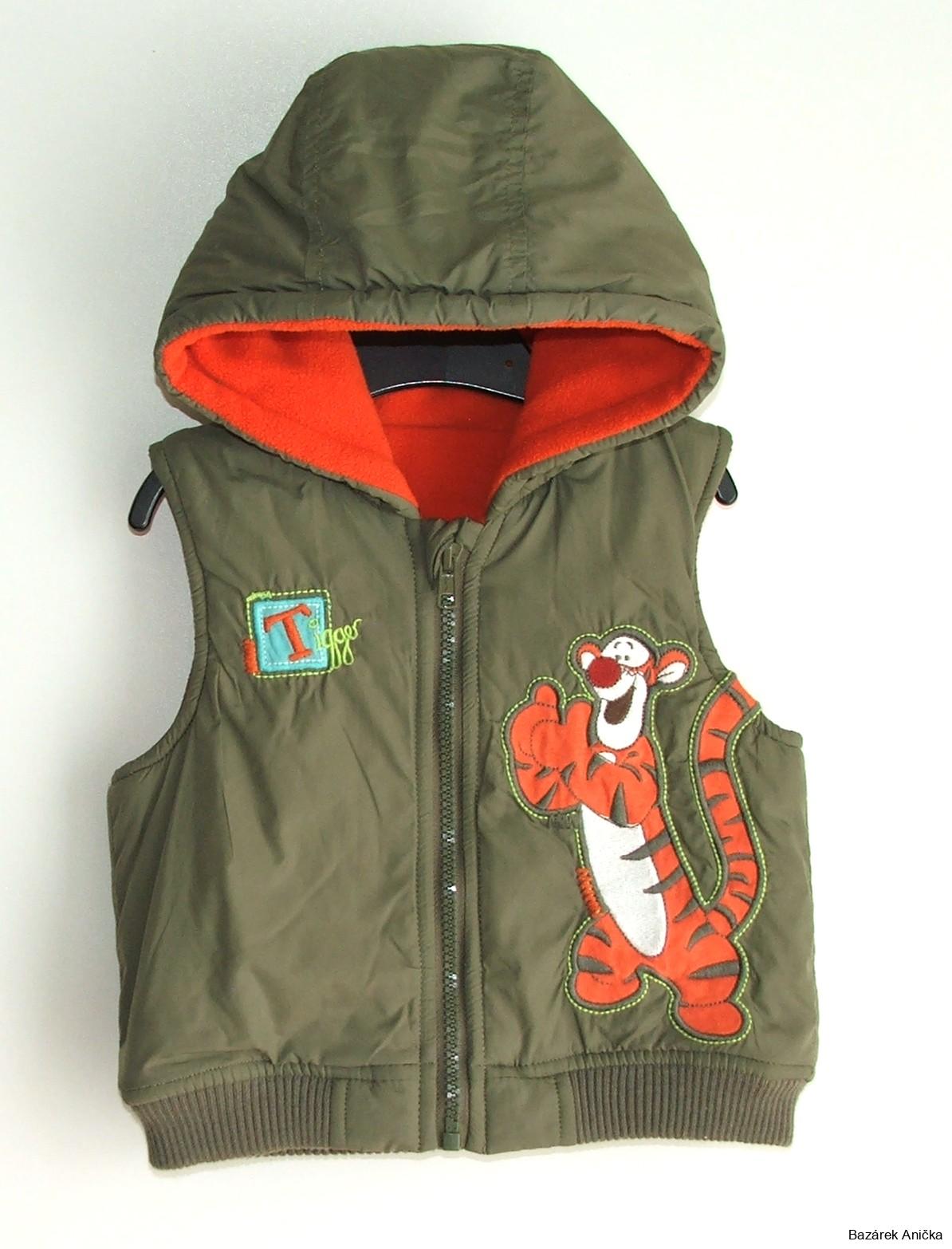 Zateplená vesta Disney vel. 80