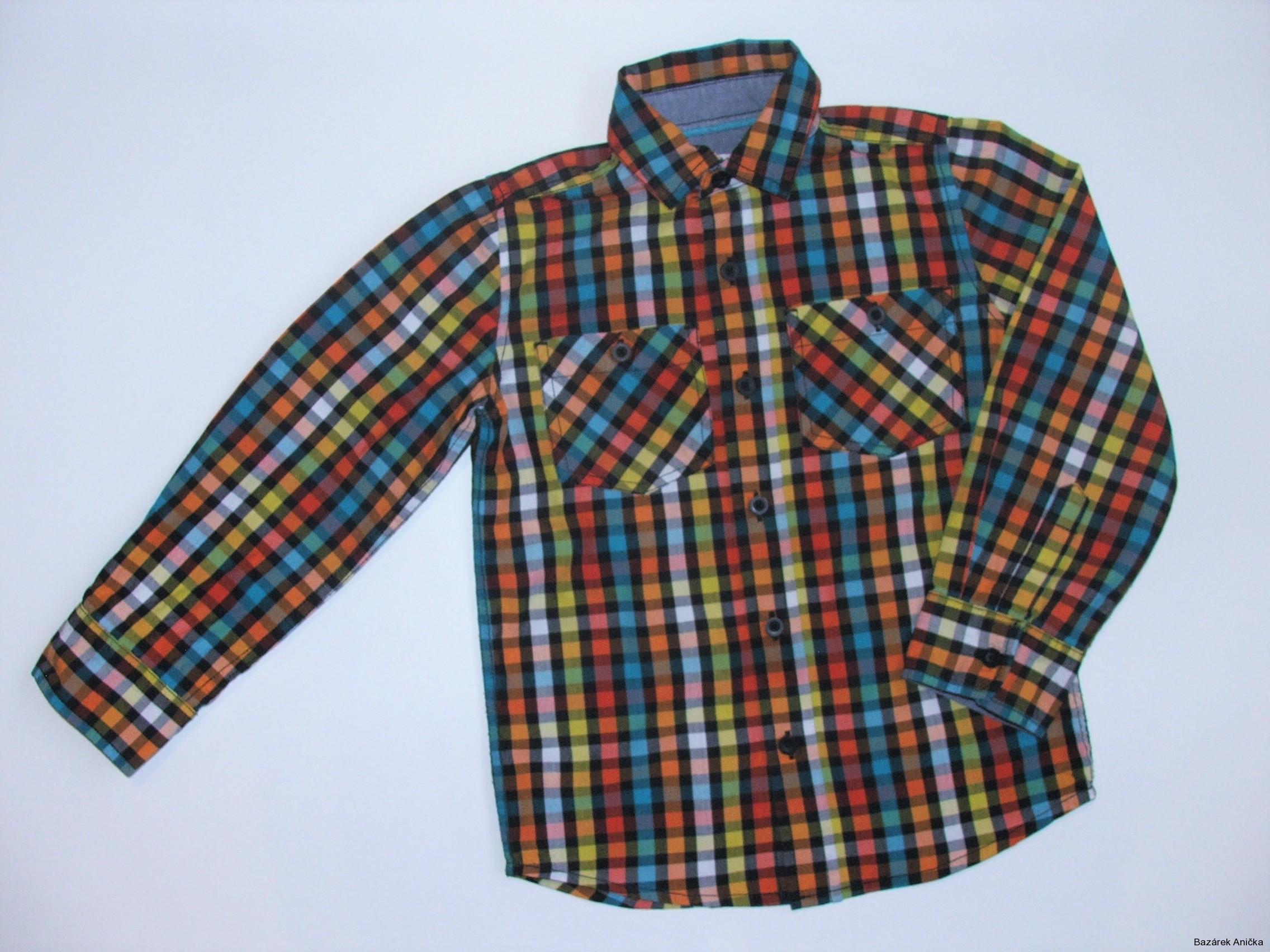  Kostičkovaná košile vel. 6-7 let, BHS