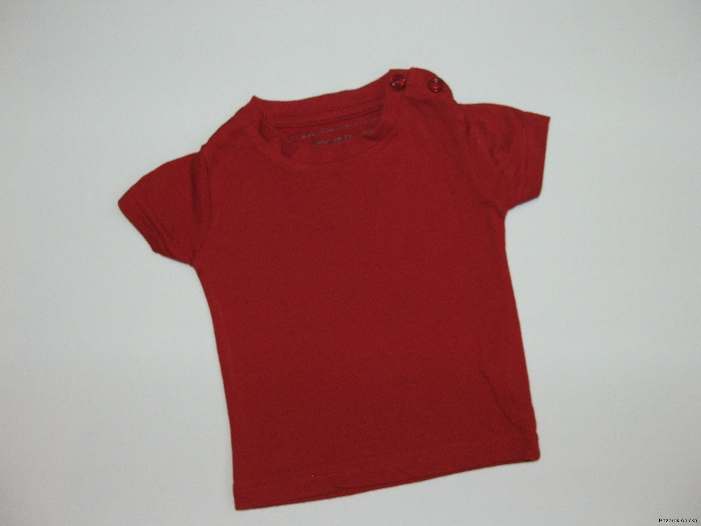 Červené chlapecké tričko vel. 68, Early Days