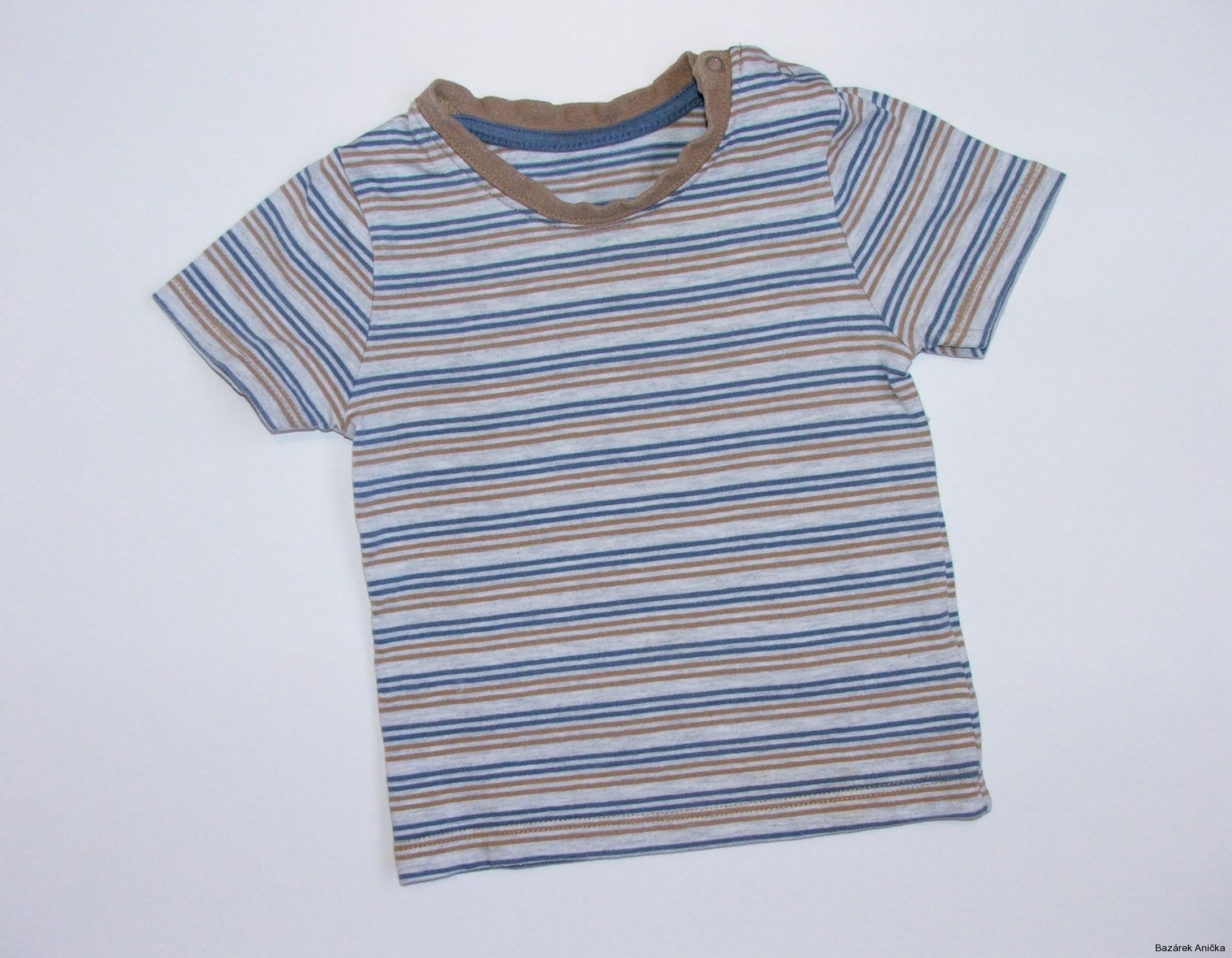 Pruhované chlapecké triko vel. 74, Matalan