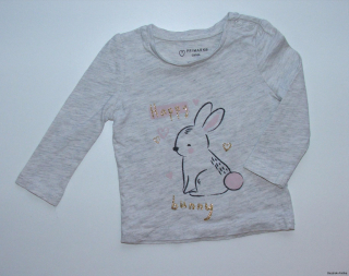 Dívčí triko s králíčkem vel. 68, Primark