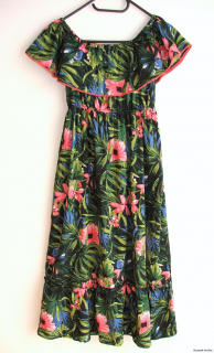 Letní šaty s květy vel. 10-11 let, Primark