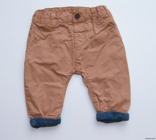 Podšité plátěné kalhoty vel. 68, Marks&Spencer