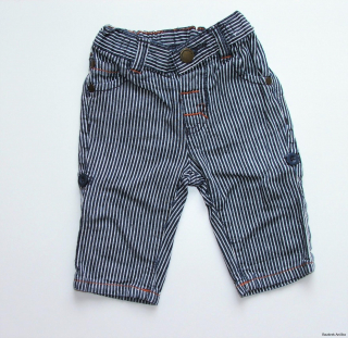 Bavlněné kalhoty s roll up efektem vel. 62, M&Co