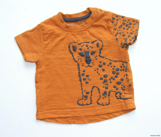 Chlapecké triko s gepardem vel. 74, Nutmeg