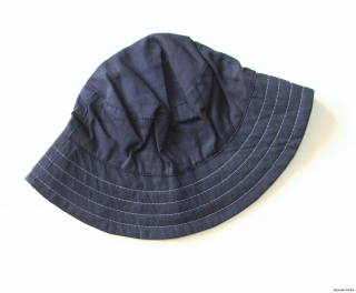 Plátěný chlapecký klobouk vel. 62, Nutmeg