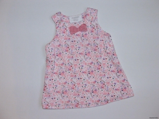 Růžové květované šaty vel. 68, zn. H&M
