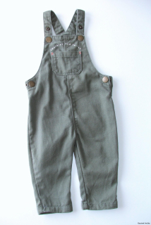  Bavlněné kalhoty s laclem vel. 68, F&F