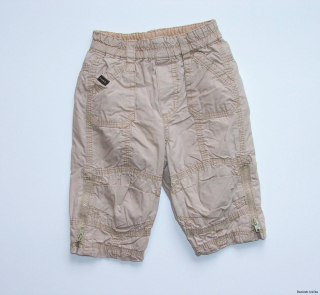 Podšité chlapecké plátěné kalhoty vel. 4-6m, L.O.O.G.