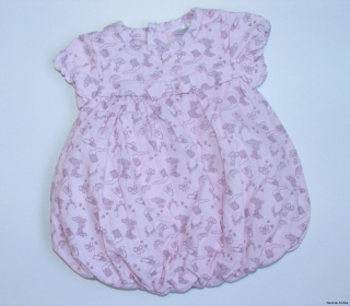 Růžové šaty vel. 62, Baby Boutique