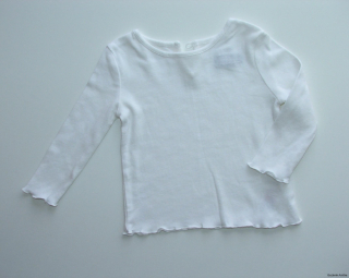  Dívčí bílé triko vel. 80, Primark