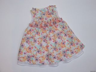 Květované šaty vel. 62, M&Co