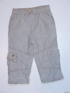 Podšité plátěné kalhoty vel. 86, Marks&Spencer