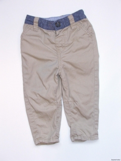 Plátěné chlapecké kalhoty vel. 74, M&Co